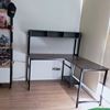 Bàn vi tính góc chữ L kết hợp kệ (120x130x133cm)