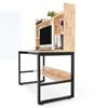 FD68022- Bàn làm việc FrameDesk kết hợp kệ gỗ ( 60x120x145cm)