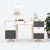 BD68047 - Bàn BookDesk chân tủ có hộc kéo ( 60x140x75cm)