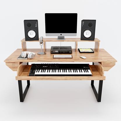 SD68001- Bàn phòng thu StudioDesk 160x70x95cm có hộc kéo đàn