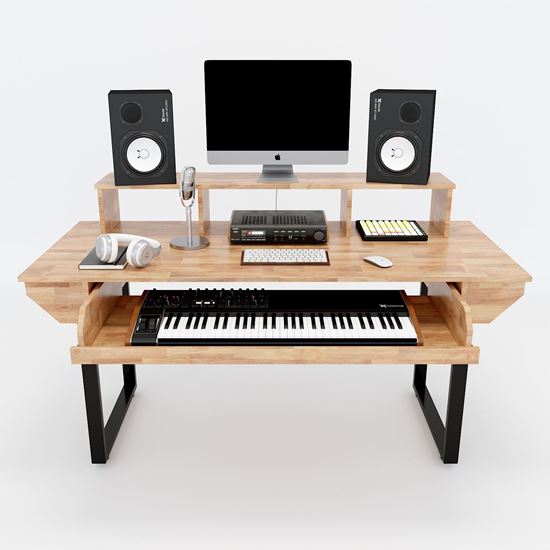 SD68001- Bàn phòng thu StudioDesk 160x70x95cm có hộc kéo đàn