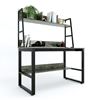 Bàn làm việc FrameDesk kết hợp kệ màu gỗ ( 60x120x1450cm)