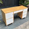 àn BookDesk chân tủ có hộc kéo ( 60x140x75cm)