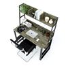 Bàn làm việc FrameDesk kết hợp kệ màu gỗ ( 60x120x1450cm)