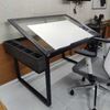 Bàn vẽ kiến trúc DraftingDesk chân sắt mặt kính