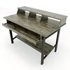 SD68005- Bàn phòng thu StudioDesk có khay đàn và kệ chân (120x650x90cm)
