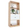 Picture of Kệ sách FIKA II 2 ngăn kéo 60x32x150cm gỗ cao su KS68050