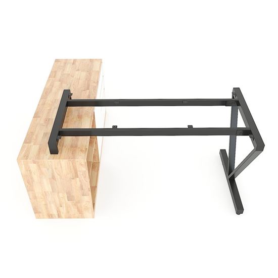 HCVC018 - Chân bàn gác tủ hệ VConcept 140x70 lắp ráp