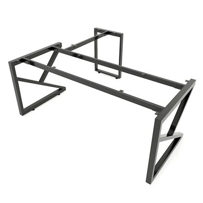 HCKC019 - Chân bàn chữ L hệ KConcept 180x160 lắp ráp