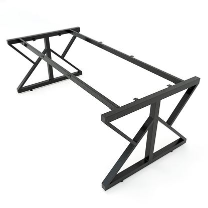 HCKC010 - Chân bàn sắt hệ KConcept 200x100 lắp ráp