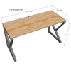 HBKC003 - Bàn làm việc 140x60 KConcept chân sắt lắp ráp