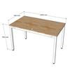 HBUC004 - Bàn làm việc 120x70 UConcept chân sắt lắp ráp