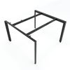 HBTA011 - Bàn cụm 2 chỗ ngồi 120x120cm hệ Trian chân sắt tam giác