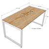 HBRT008 - Bàn họp 90x180cm hệ RECTANG chân sắt lắp ráp