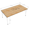 HBCO009 - Bàn họp 100x200cm hệ CONE chân sắt lắp ráp