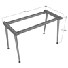 Bàn làm việc 70x140cm hệ CONE chân sắt lắp ráp