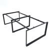 Bàn cụm 4 chỗ ngồi 120x240cm hệ Trian chân sắt tam giác