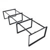 Bàn cụm 6 chỗ ngồi 120x360cm hệ Trian chân sắt tam giác