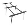 HBCO012 - Bàn cụm 4 chỗ 120x240cm hệ CONE chân sắt lắp ráp