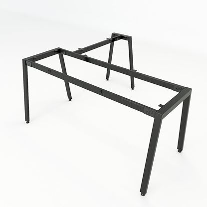 HCAT016 - Chân bàn chữ L hệ Aton Concept 160x150 lắp ráp