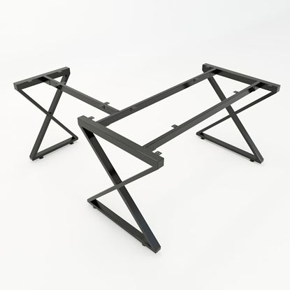 HCXC015 - Chân bàn chữ L hệ XConcept 140x150 lắp ráp