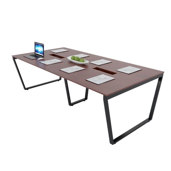 HBTC012 - Bàn họp 240x120 Trapeze Concept lắp ráp