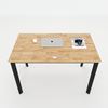 Bàn làm việc 120x70cm hệ Oval Concept lắp ráp HBOV004