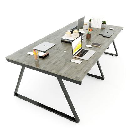 HBTH014 - Bàn cụm 4 240x120  Trapeze II Concept lắp ráp