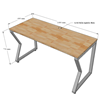 HBMC003 - Bàn làm việc 140x60 MConcept chân sắt lắp ráp