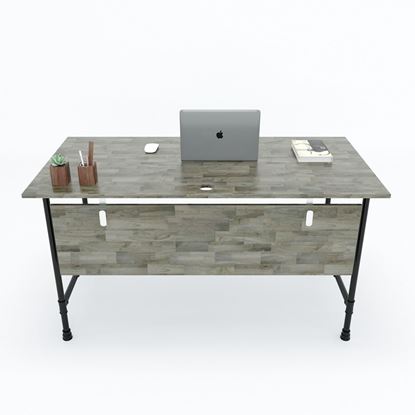 HBON005 - Bàn làm việc 140x70 hệ Pipe Concept lắp ráp