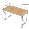 HBMC001 - Bàn làm việc 100x60 AConcept chân sắt lắp ráp