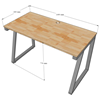 HBTH003 - Bàn làm việc 140x60 Trapeze II Concept lắp ráp