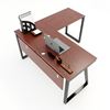 HBTH016 - Bàn chữ L 140x140 Trapeze II Concept chân sắt lắp ráp