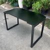 Bàn GamingDesk 120x70cm gỗ cao su PU đen chân sắt lắp ráp GD68008