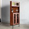 Tủ Rượu góc tường gỗ cao su 60x60x180cm - KGT68035