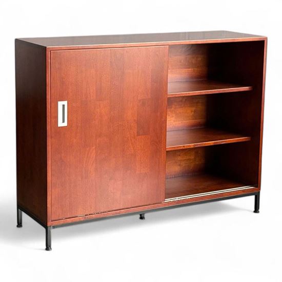 Tủ gỗ Cao Su cửa lùa 120x37x90cm -  KTB68204