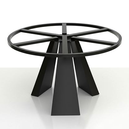 Chân sắt sơn tĩnh điện cho bàn ăn tròn 120-140cm - CHBBA039