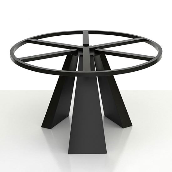 Chân sắt sơn tĩnh điện cho bàn ăn tròn 120-140cm - CHBBA039