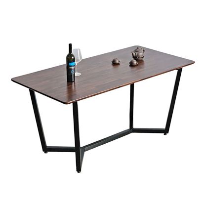 Bàn ăn TOGI gỗ Tràm chân sắt 160x80cm - BA68211