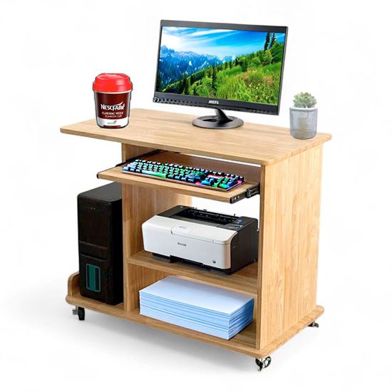 Bàn Vi Tính di động kết hợp kệ máy in - COD68058