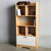 Kệ sách LAMI gỗ cao su 70x30x150cm - KS68292