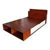 Giường ngủ 140cm gỗ cao su có hộc kéo - GN68050