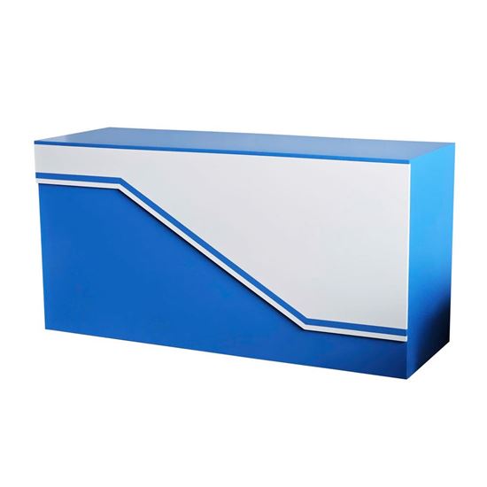 Quầy lễ tân 200x70x100cm gỗ cao su BLT68025