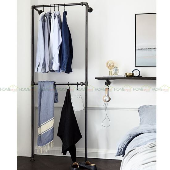 GQA68020 - Giá treo quần áo ống nước 005 - 120x30x210 (cm)