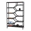 Kệ trang trí BEE-SHELF 100x30x160cm gỗ cao su KTB68049