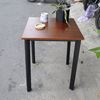 Bàn Cafe CoffeDesk vuông 60cm chân sắt Oval CFD68023