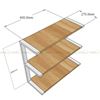 KTT68011 - Kệ treo tường trang trí Ferro - 60x27x60 (cm)