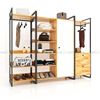 TQA68010 - Hệ tủ kệ quần áo HomeOffice - 140x50x200 (cm)