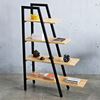 Kệ sách trang trí A-SHELF gỗ cao su khung sắt KTB68030
