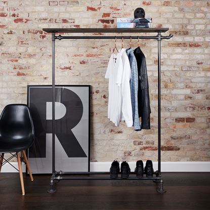 Giá treo quần áo ống nước 120x40x160cm sơn tĩnh điện GQA68013